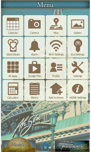 Play APK [FREE] Eiffel Brown Theme  and enjoy [FREE] Eiffel Brown Theme with UptoPlay jp.co.a_tm.android.plus_eiffel_brown2